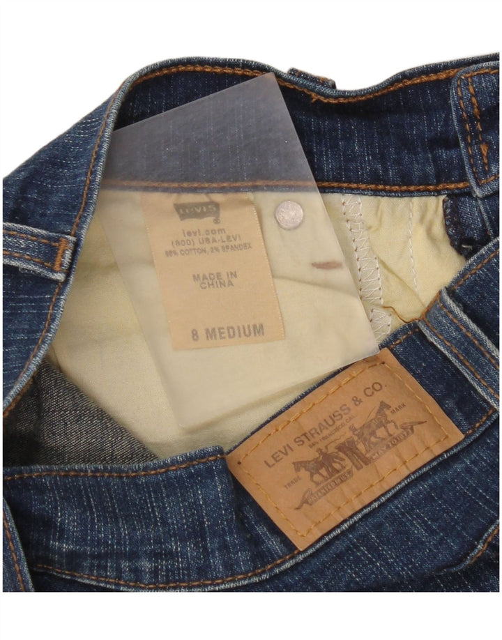 Levi's Damen 512 Perfectly Slim Bootcut Jeans US 8 Medium W28 L28 Blau