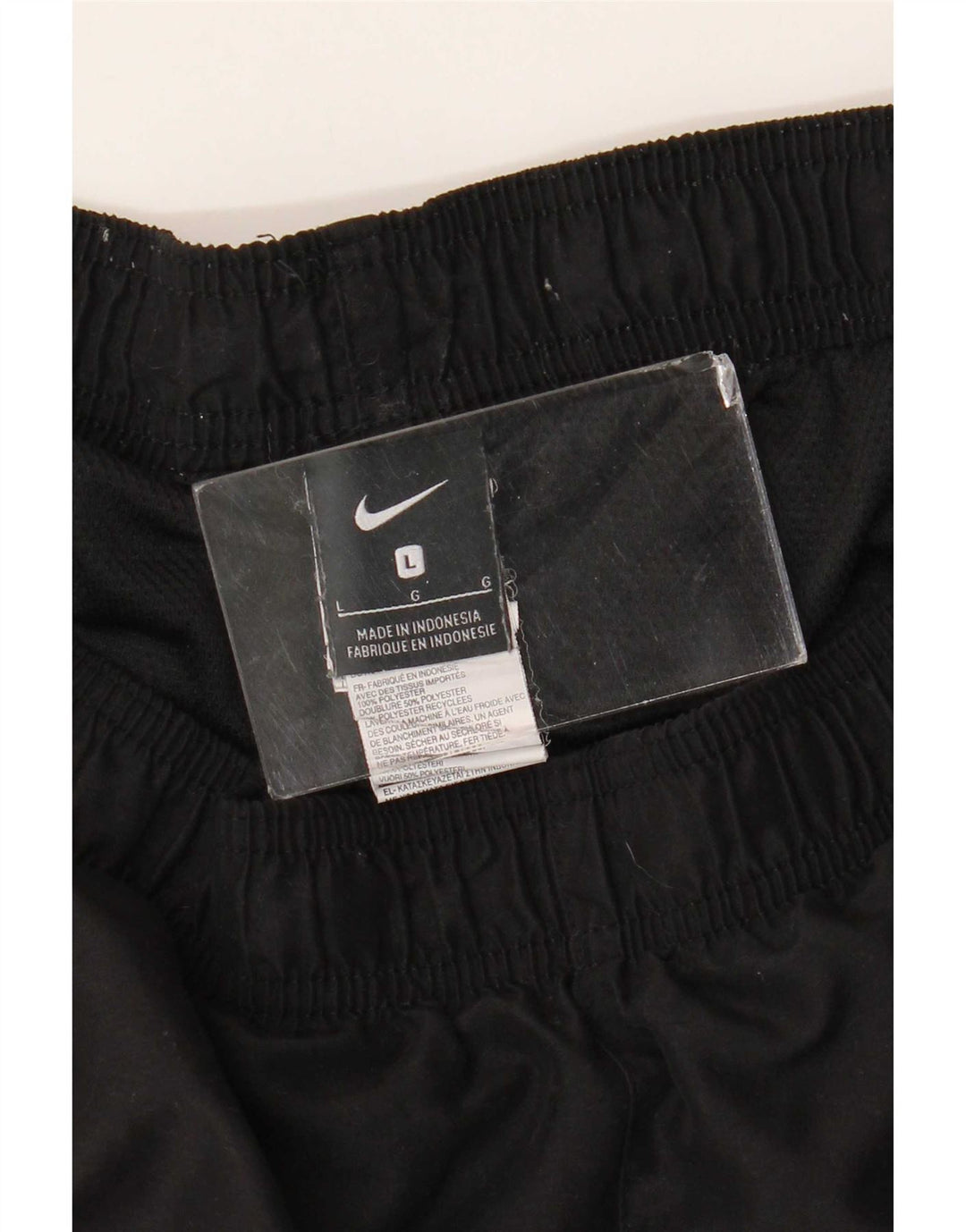 Nike Herren-Sportshorts, groß, aus schwarzem Polyester