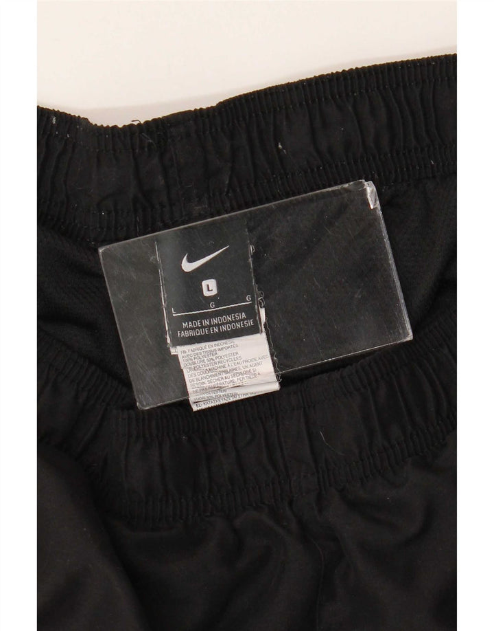 Nike Herren-Sportshorts, groß, aus schwarzem Polyester