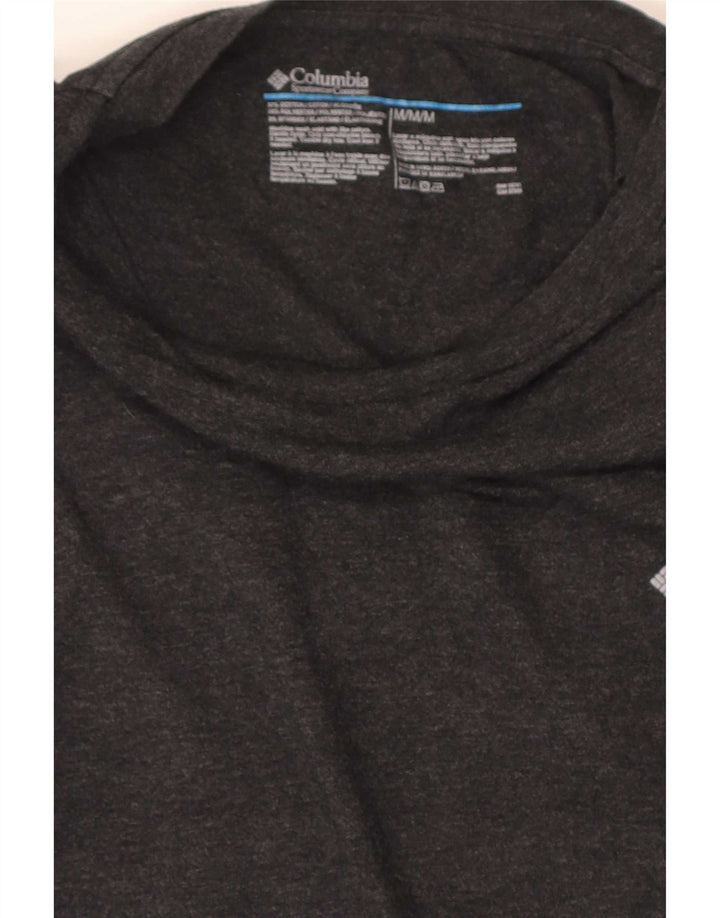 Columbia Herren-T-Shirt mit kurzen Ärmeln, normal, mittelgrau gesprenkelte Baumwolle