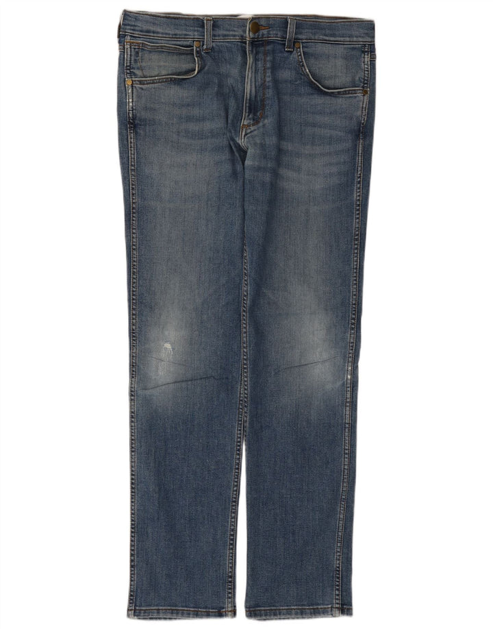 Wrangler Herren Slim Jeans W34 L31 Blau
