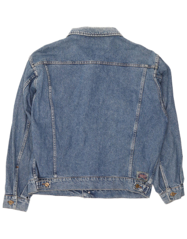 Vintage Herren Jeansjacke UK 42 XL Blaue Baumwolle