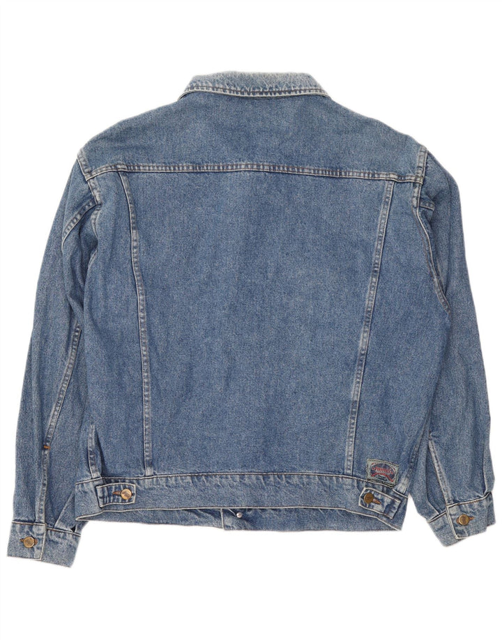 Vintage Herren Jeansjacke UK 42 XL Blaue Baumwolle