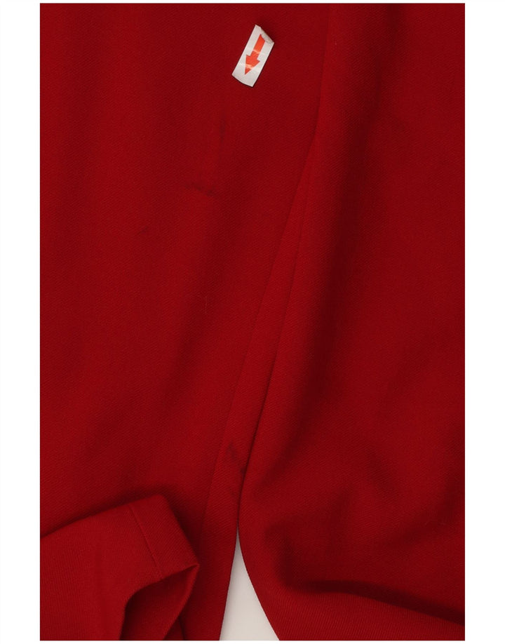 Zara Damen-PEGged-Cropped-Hose, Größe L, W32, L25, Rot, Polyester