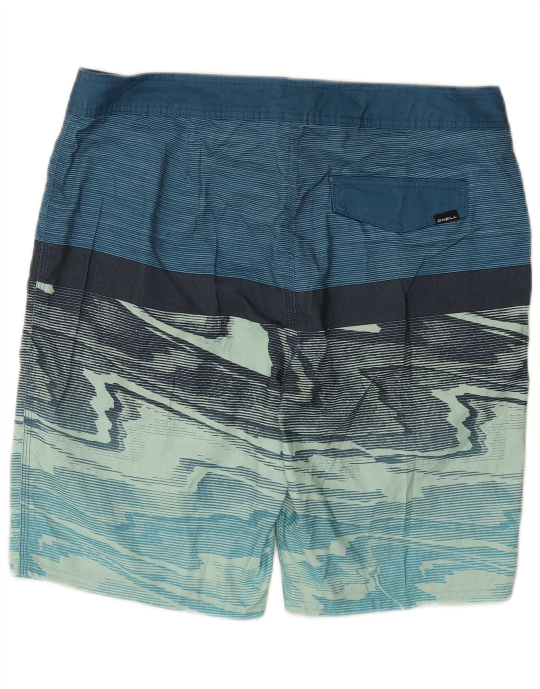 O'Neill Herren-Badeshorts aus mittelblauem Colourblock-Polyester