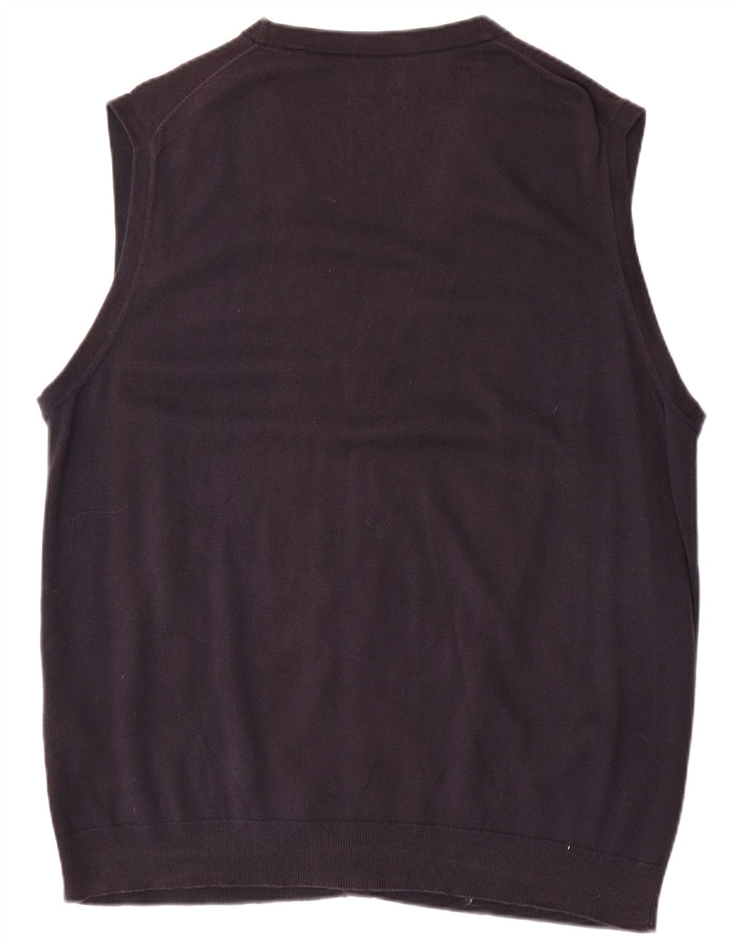 Gant Herren-Cardigan, ärmellos, 2XL, Marineblau, Baumwolle