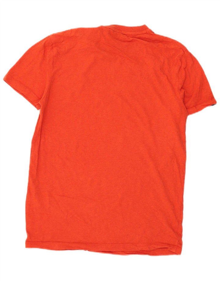 Superdry Herren T-Shirt Top Small aus roter Baumwolle