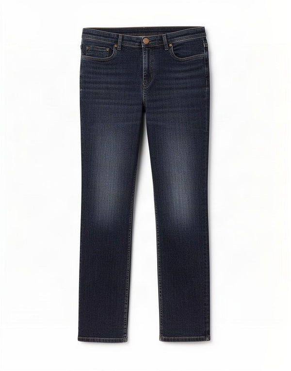 Marks & Spencer Damen Per Una Slim Jeans UK 14 Large W32 L27 Marineblau