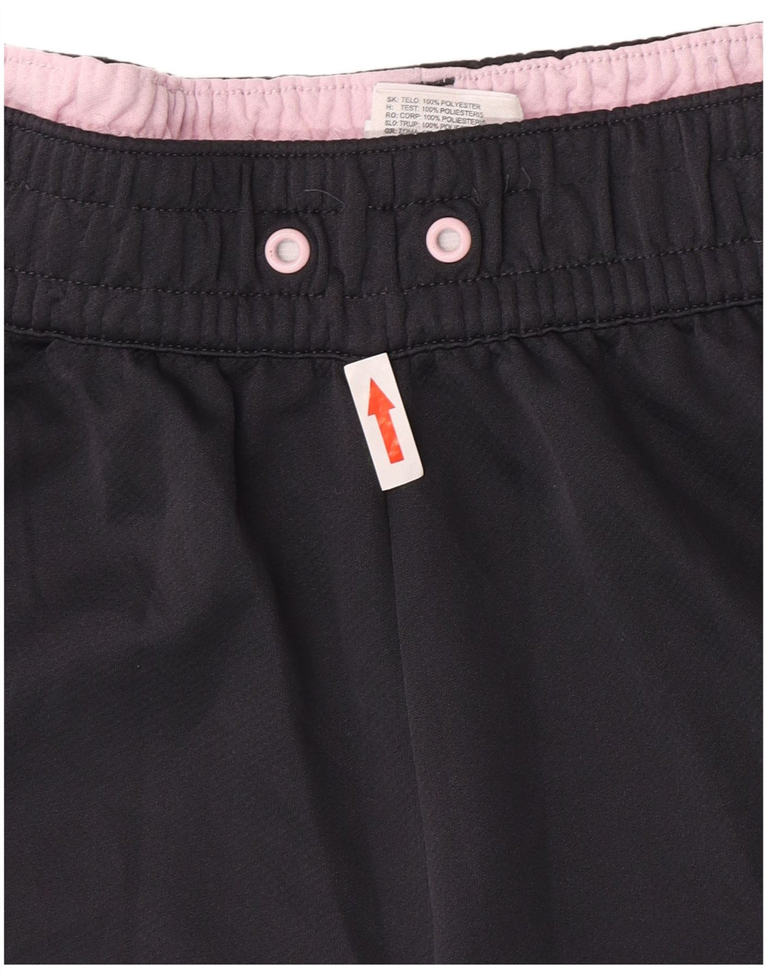 Adidas Damen Sportshorts UK 16 Large Marineblau Polyester