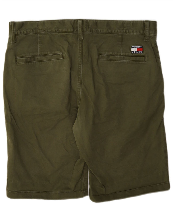 Tommy Hilfiger Herren Chinoshorts W32 Medium Khaki Baumwolle