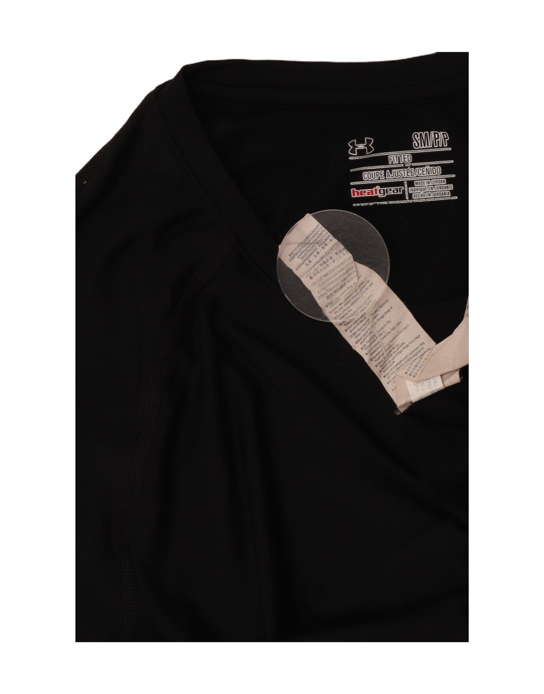 Under Armour Herren Heat Gear Top Langarm Small Schwarz Polyester