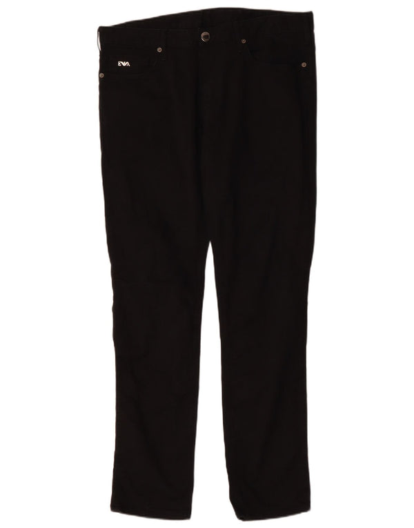 Emporio Armani Mens Skinny Jeans W34 L31 Black Cotton