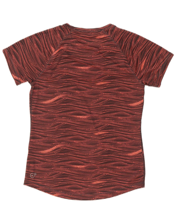 Puma Womens Abstract Pattern T-Shirt Top UK 12 Medium Mehrfarbig