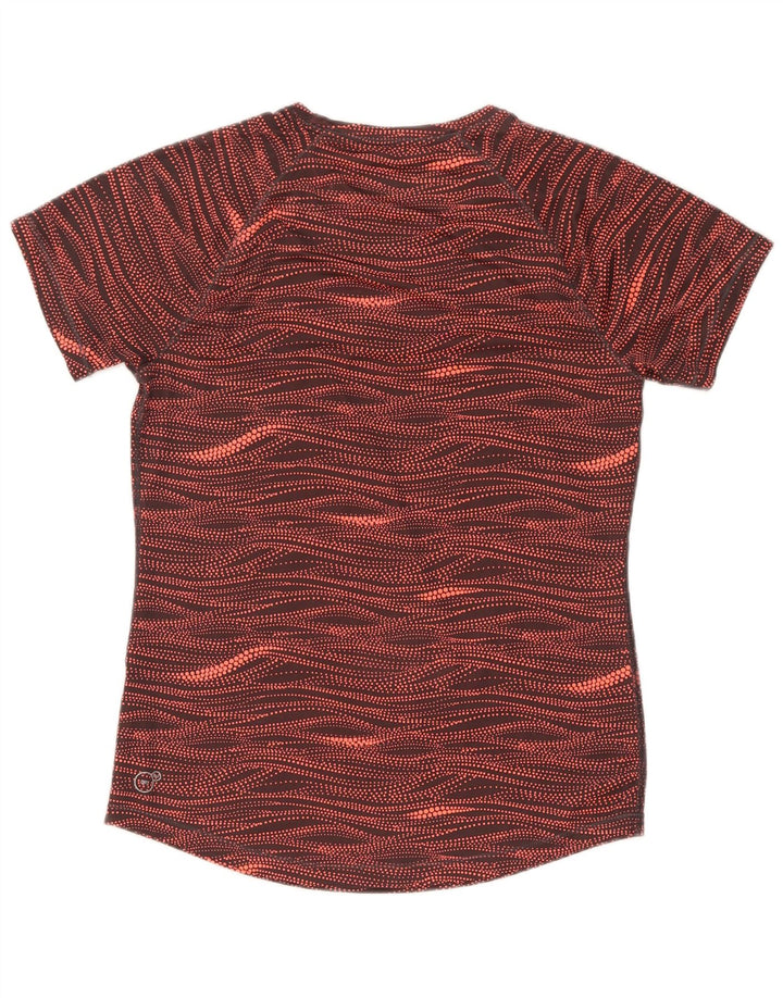 Puma Womens Abstract Pattern T-Shirt Top UK 12 Medium Mehrfarbig