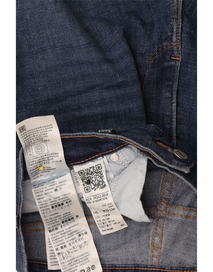 Levi's Damen Bootcut-Jeans mit klassischer Passform, Größe 14, groß, W32, L34, blaue Baumwolle