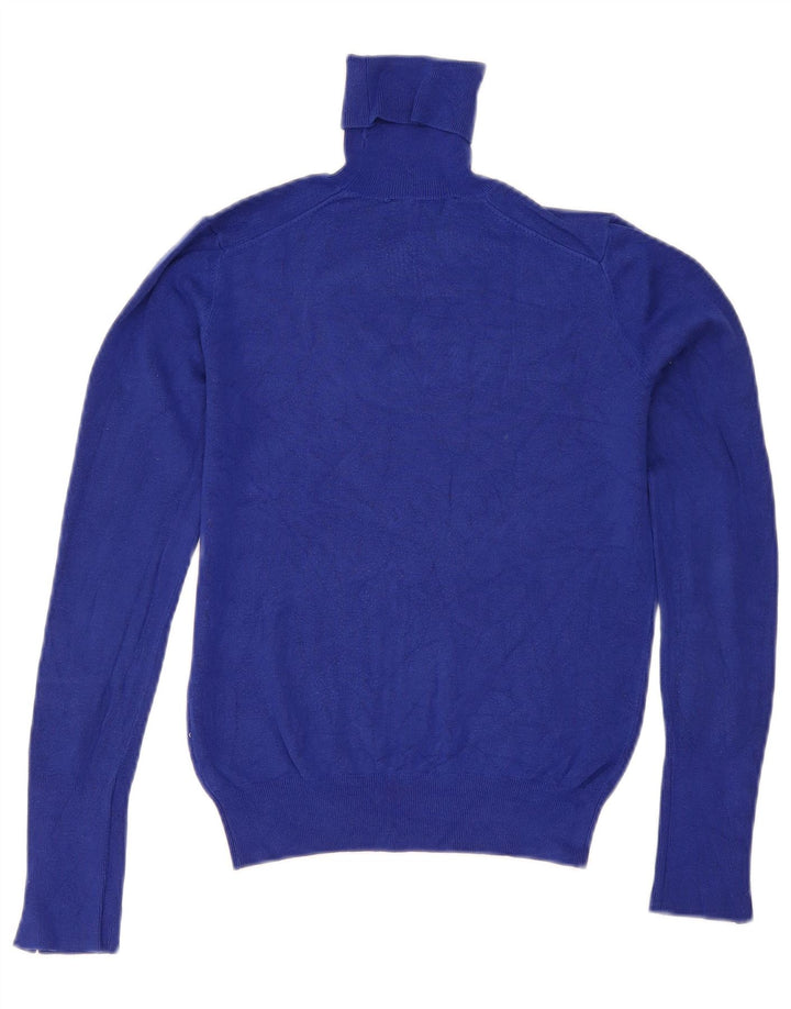 Rollkragenpullover für Damen von Zara, Gr. 10, Marineblau