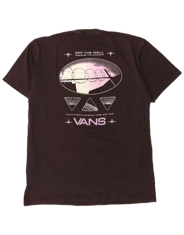 Vans Herren T-Shirt mit klassischer Passform, Grafik, Größe L, Schwarz, Baumwolle