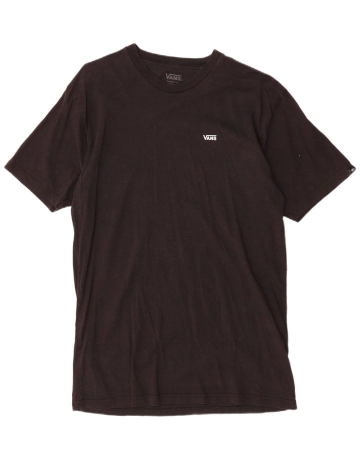 Vans Herren-T-Shirt mit klassischer Passform, groß, aus schwarzer Baumwolle