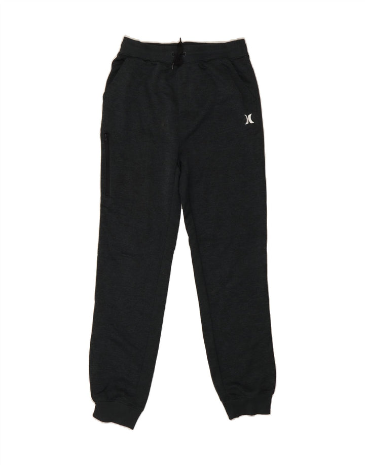 HURLEY Boys Tracksuit Trousers Joggers 15-16 Years  XL Grey Polyester Vintage Hurley and Second-Hand Hurley from Messina Hembry 