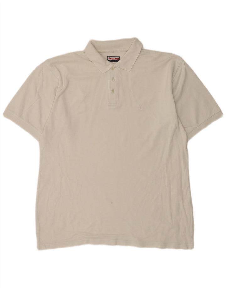 Invicta Herren Poloshirt Large Weiß