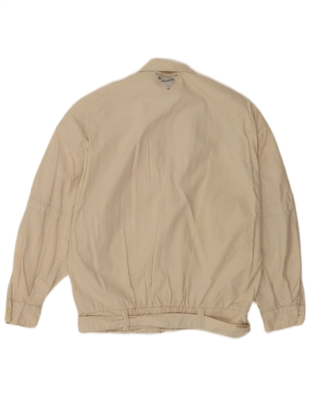 Swinger Herren Batwing Bomberjacke UK 44 2XL Beige Baumwolle