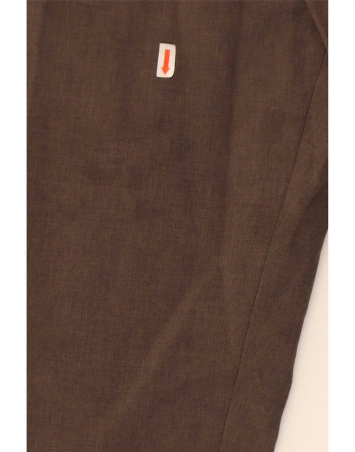 Farah Gerade Herren-Chinohose W40 L31 Braunes Polyester