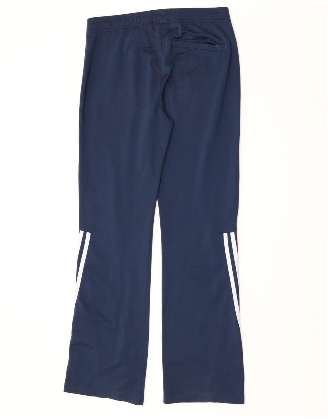 Adidas Damen Trainingshose UK 12 Mittelblaues Polyester