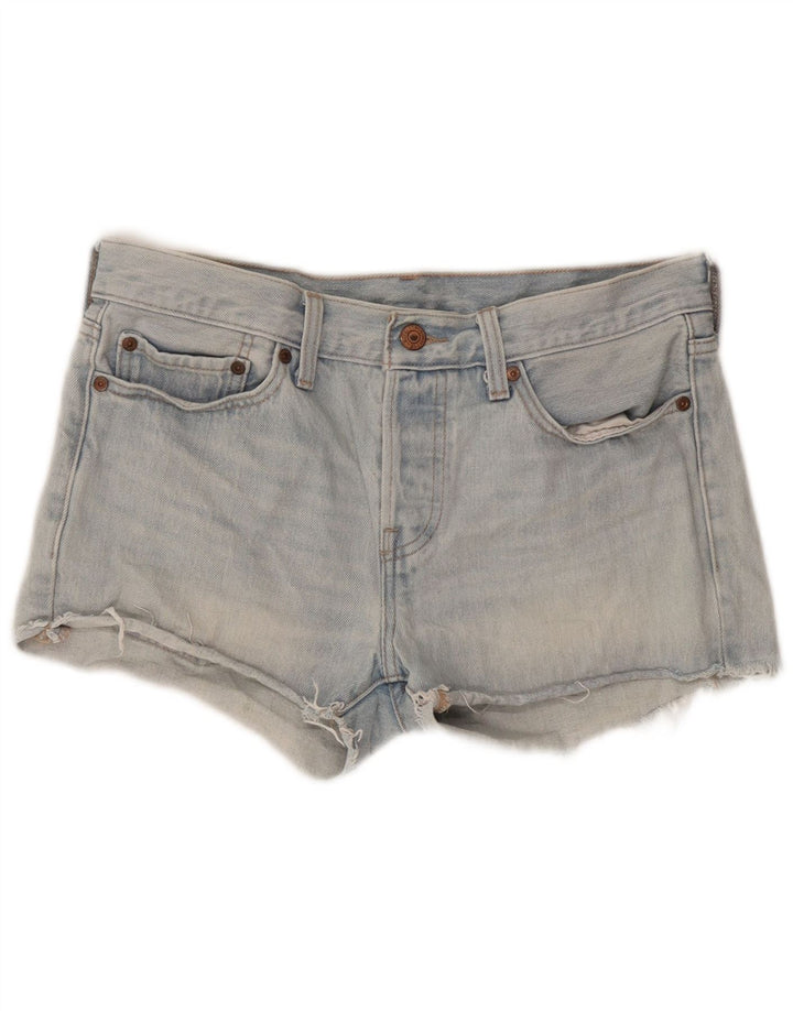 LEVI'S Damen 501 Jeansshorts W27 Small Blaue Baumwolle