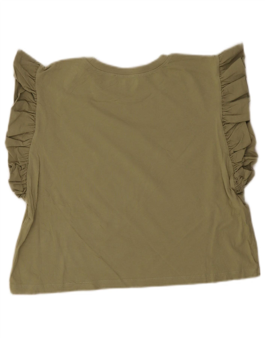 Zara Damen Crop Top UK 12 Mittelgrün