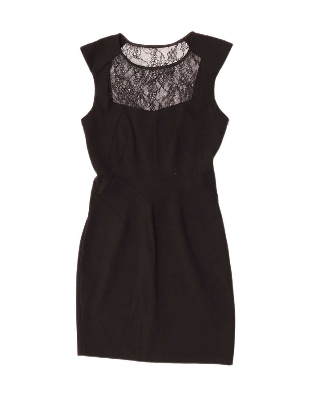 Oasis Damen Etuikleid UK 12 Medium Schwarz Polyester