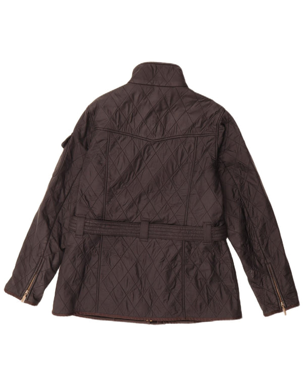 Barbour Damen Steppjacke UK 14 Large Schwarz