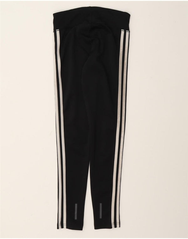 Adidas Damen Leggings UK 4/6 XS Schwarz Polyester