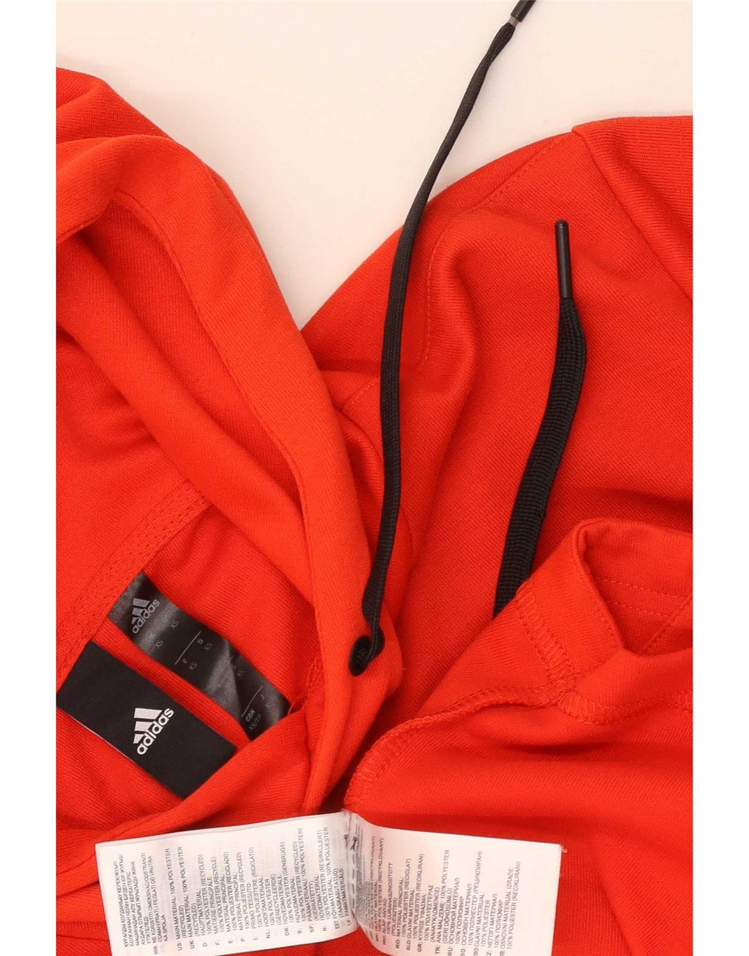 Adidas Herren Graphic Hoodie Pullover XS Rot Polyester
