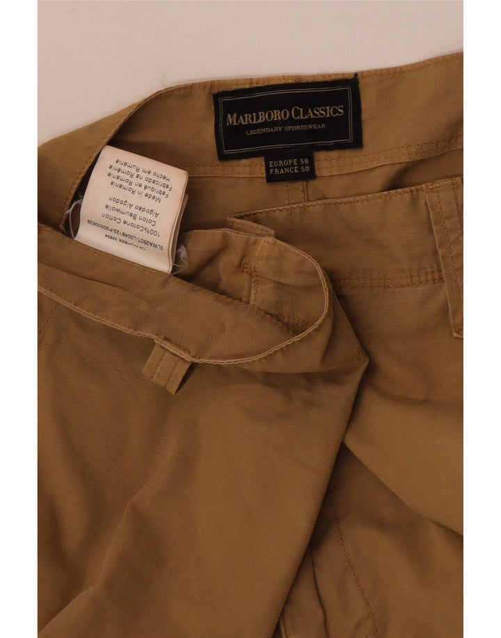 Marlboro Classics Herren Cargoshorts W42 2XL Beige Baumwolle