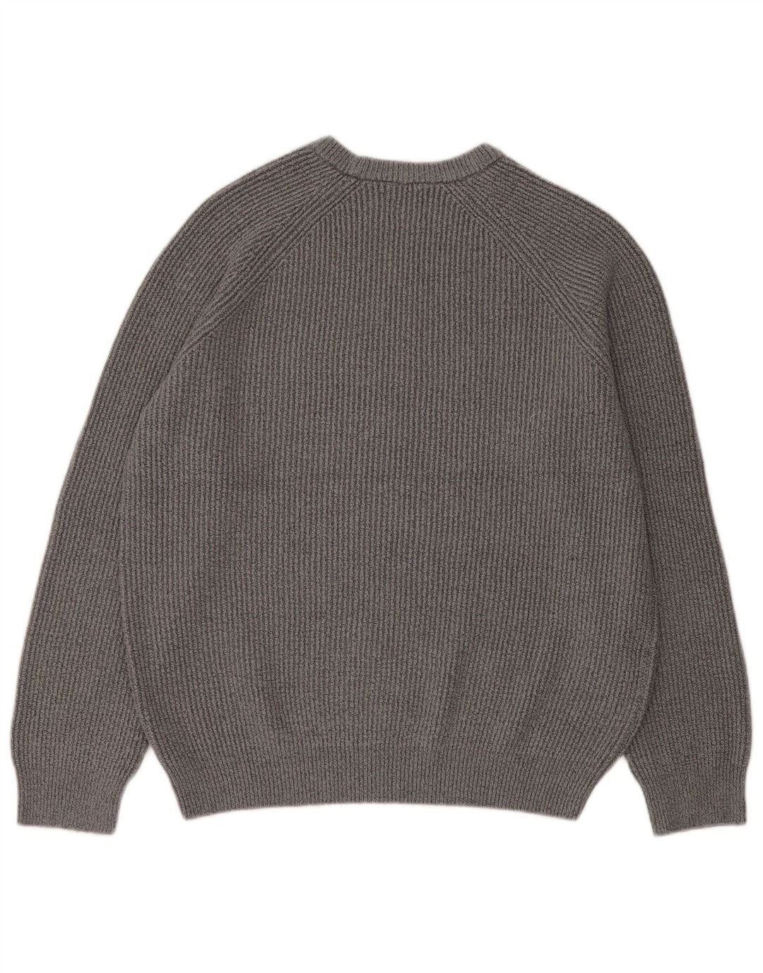 Marks & Spencer Herren-Pullover mit Rundhalsausschnitt, XL, Grau, Polyamid