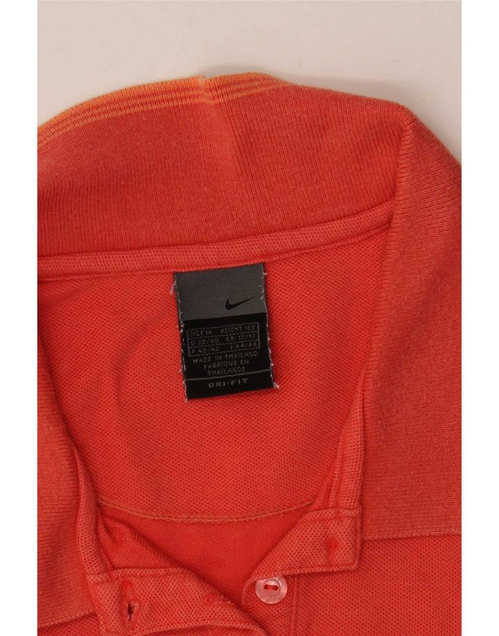 Nike Damen Poloshirt UK 10/12 Medium Rot