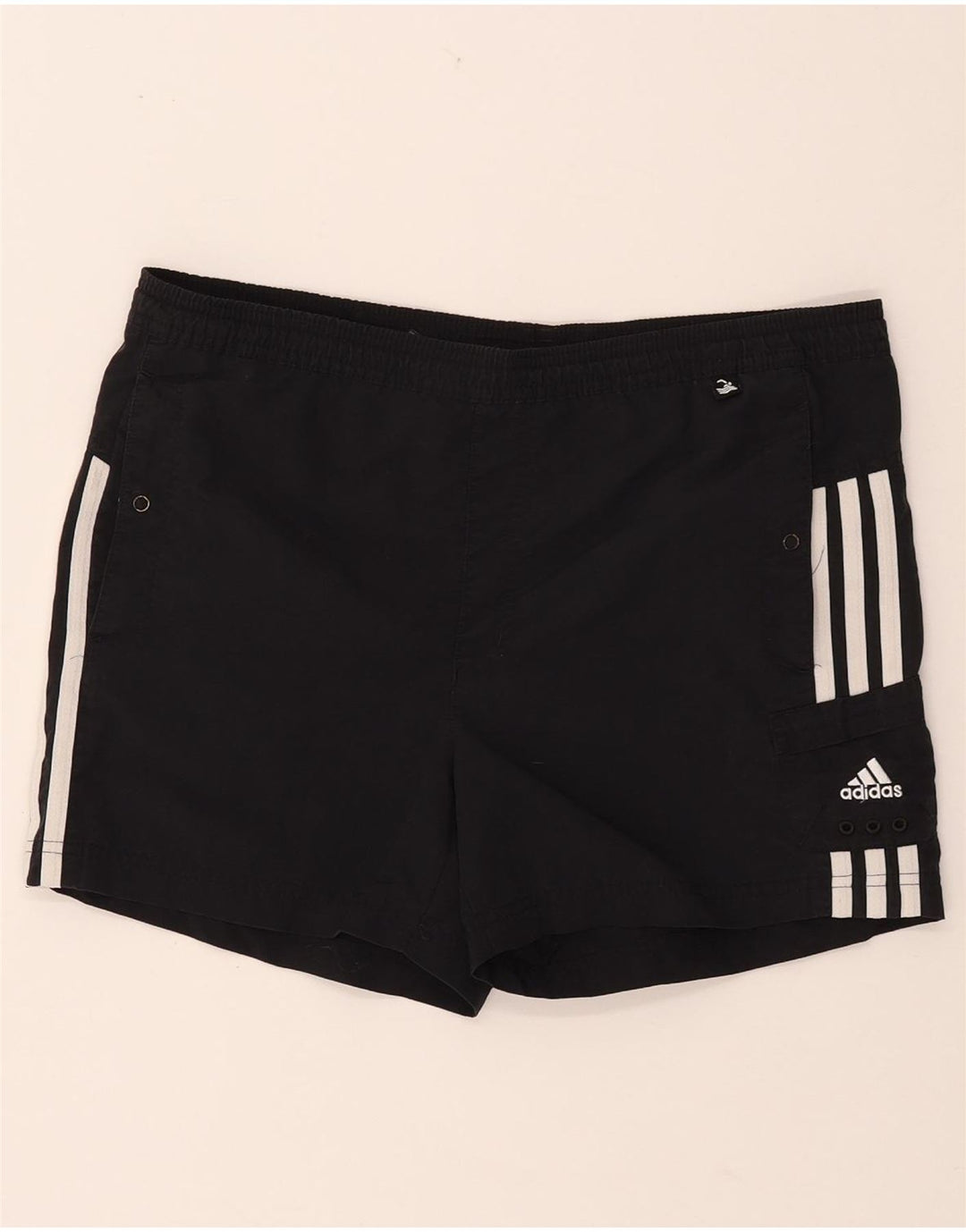 ADIDAS Sportshorts für Mädchen, 11–12 Jahre, schwarzes Nylon