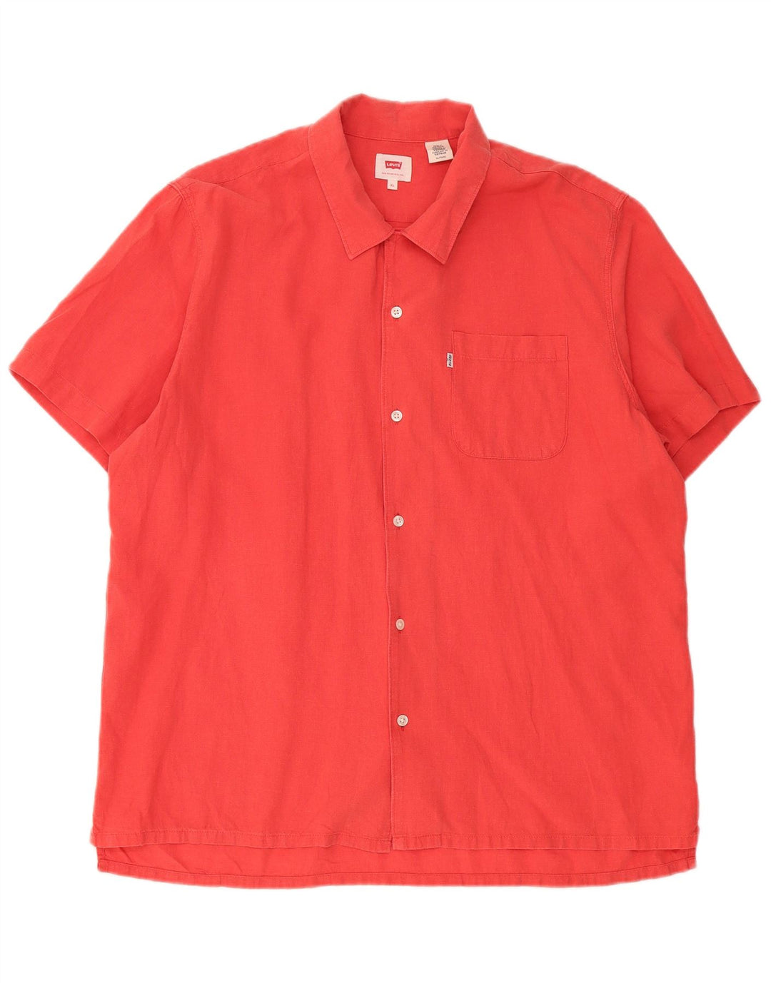 Levi's Herren Kurzarmhemd XL Rot