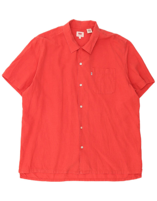 Levi's Herren Kurzarmhemd XL Rot