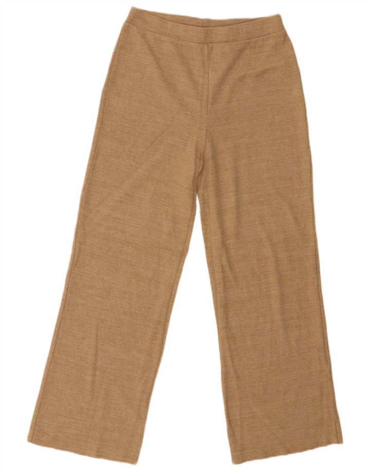 Zara Damen-Trainingshose, UK 12, mittelbeige Baumwolle
