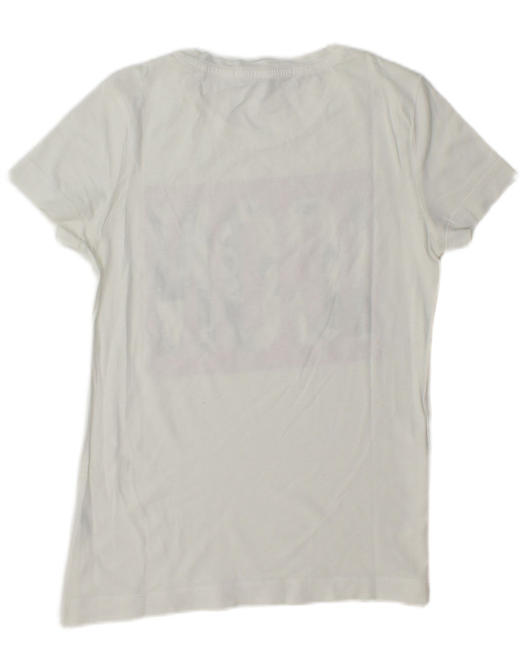 Guess Damen Grafik-T-Shirt-Oberteil UK 14 Medium Weiß