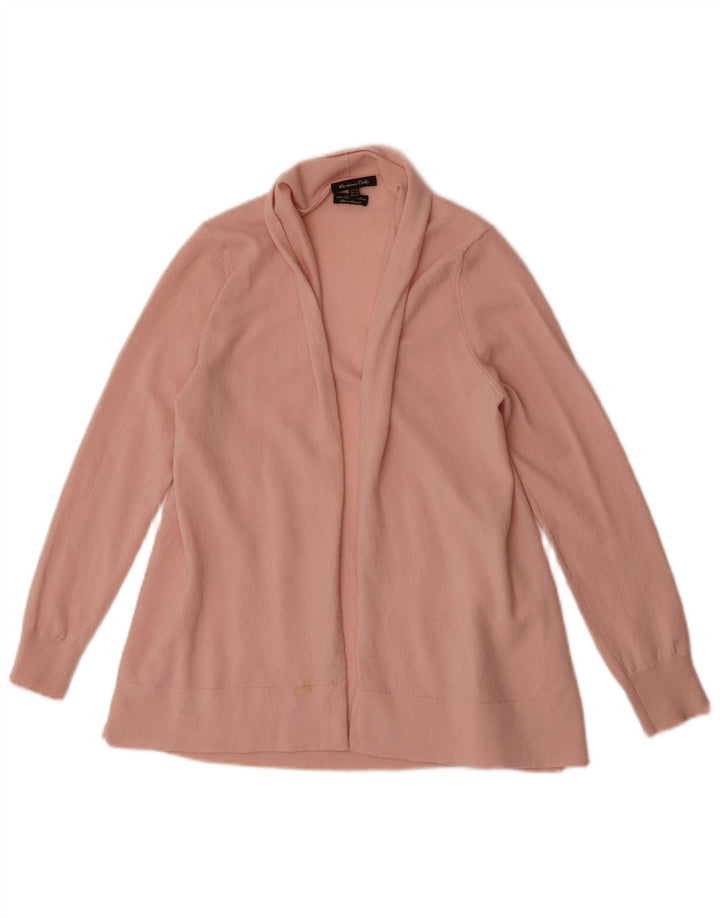 Offener Cardigan für Damen von Massimo Dutti, Gr. 12, Mittelrosa