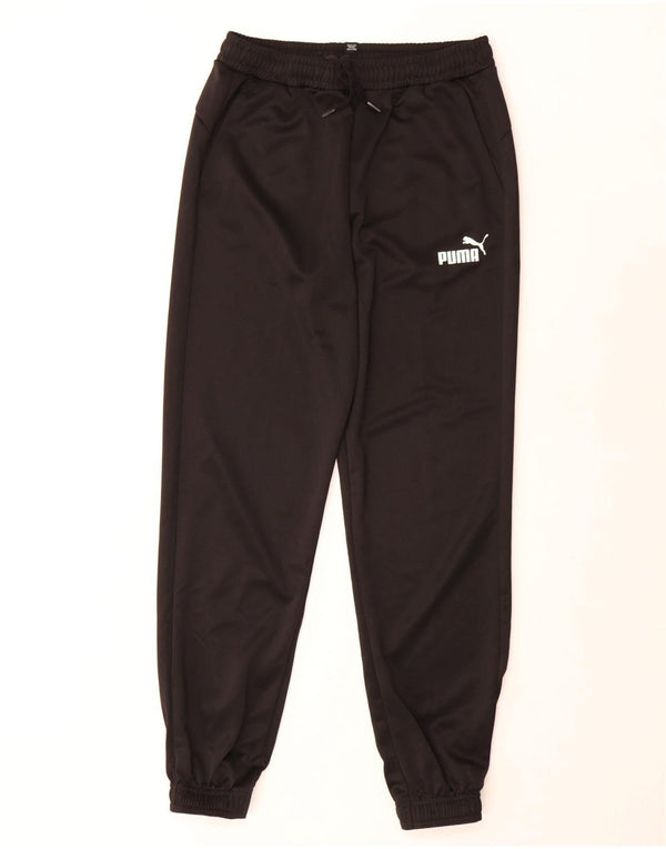 PUMA Jungen-Trainingshose, Jogginghose, 15–16 Jahre, schwarzes Polyester