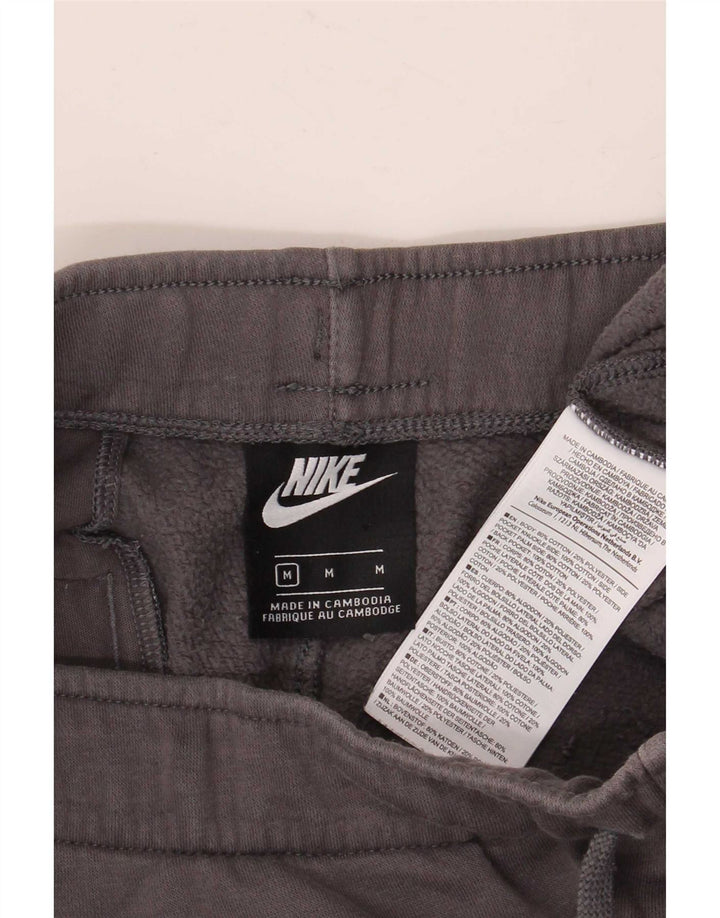 Nike Herren-Trainingshose mit Grafik, mittelgraue Baumwolle