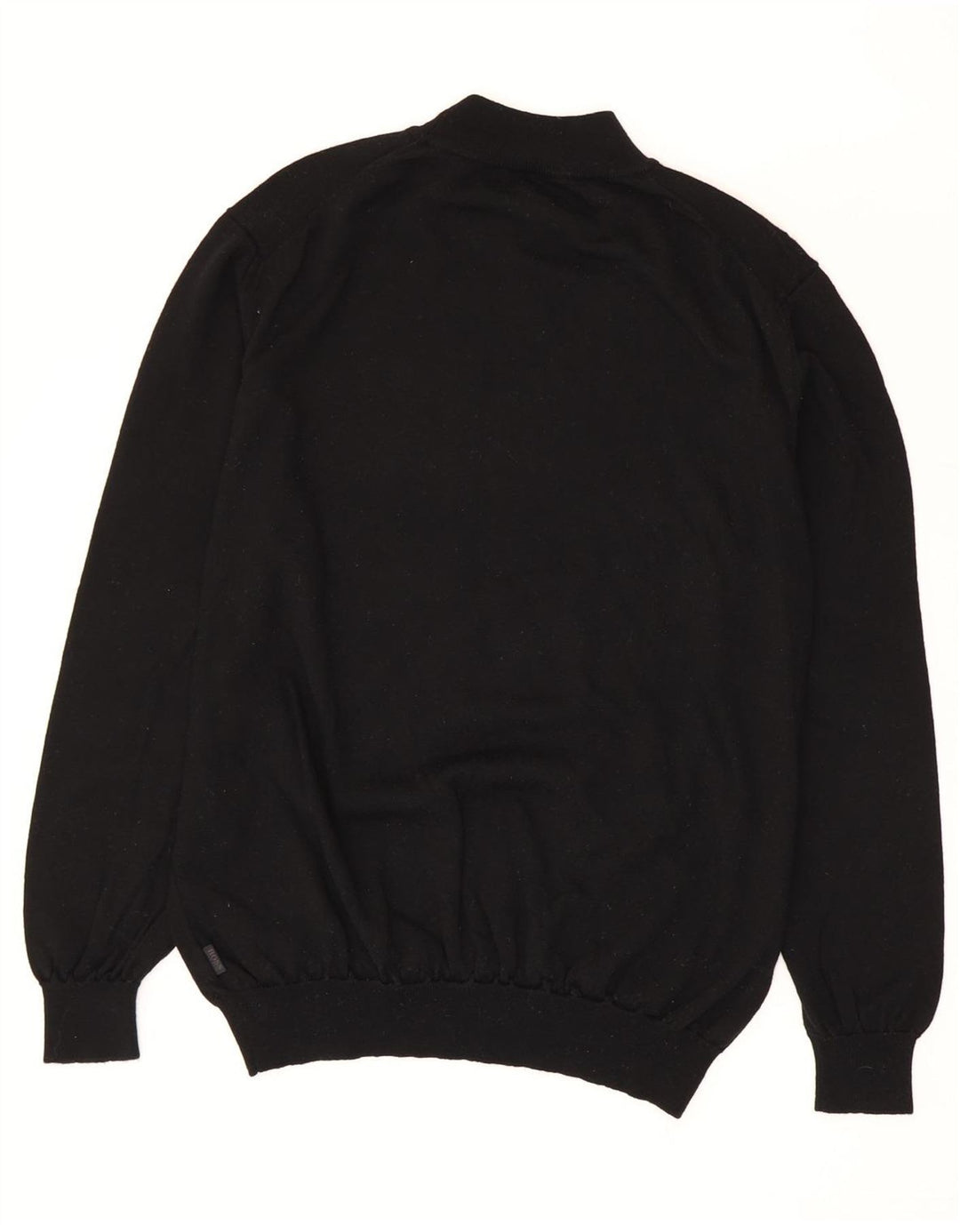 Hugo Boss Herren-Pullover mit Rollkragen, 3XL, schwarze Schurwolle