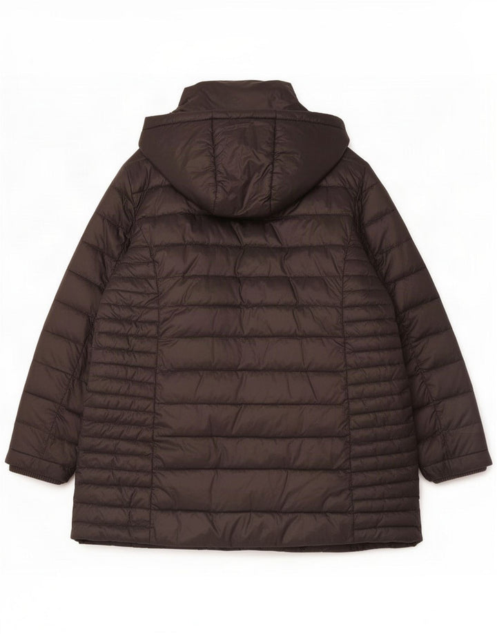 Michael Kors Damen Übergroßer gepolsterter Mantel UK 18 XL Schwarz