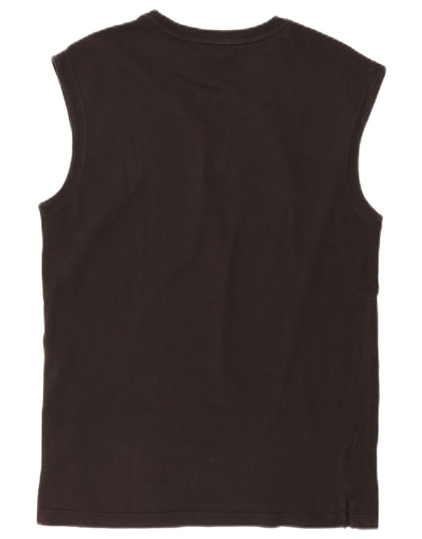 Puma Herren Weste Top Small Schwarz Baumwolle