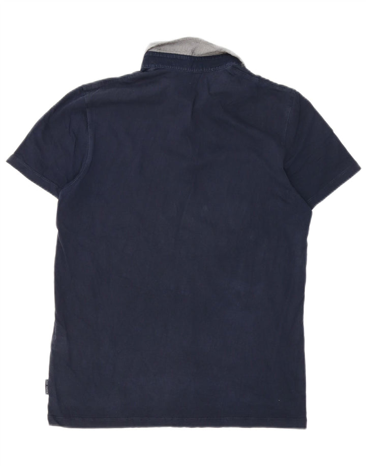 Ted Baker Herren-Poloshirt, Größe 3, mittelgroß, marineblau, Baumwolle