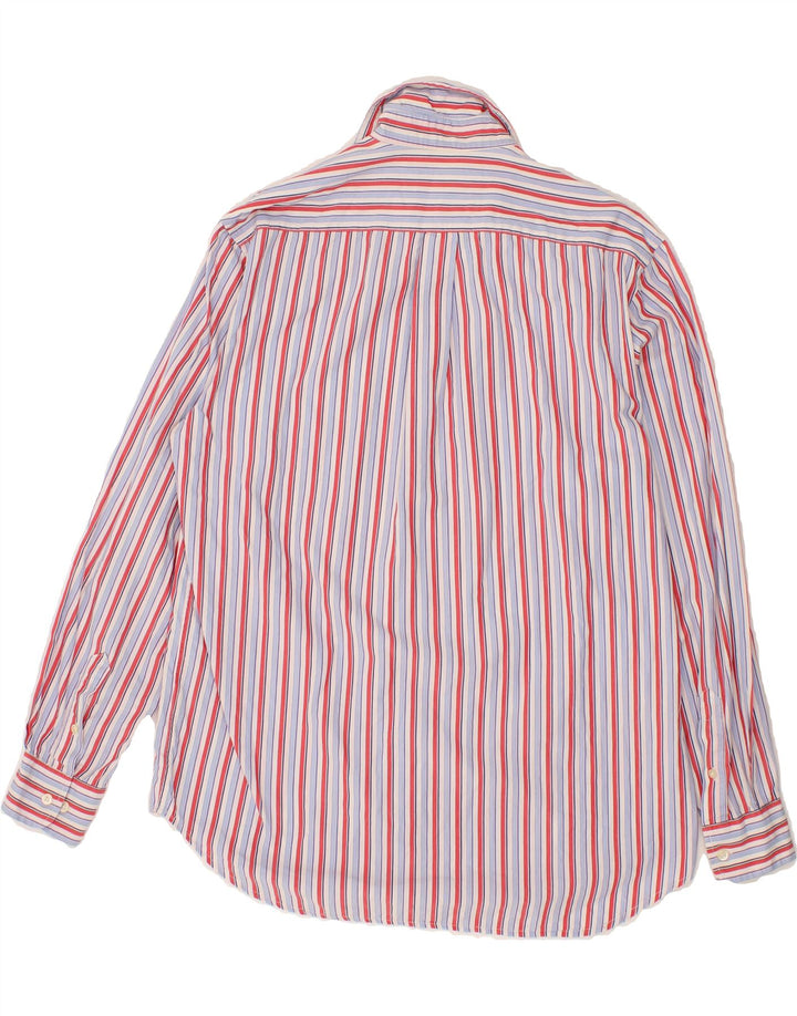 MARINA YACHTING Mens Shirt Size 40 Medium Blue Striped Cotton Vintage Marina Yachting and Second-Hand Marina Yachting from Messina Hembry 