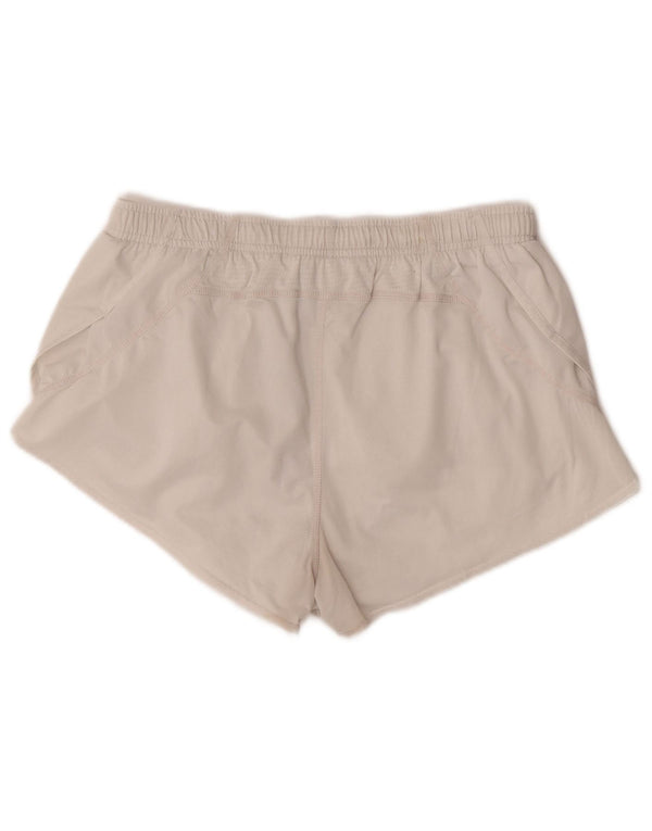 Asics Damen Sportshorts UK 18 XL Off White Polyester